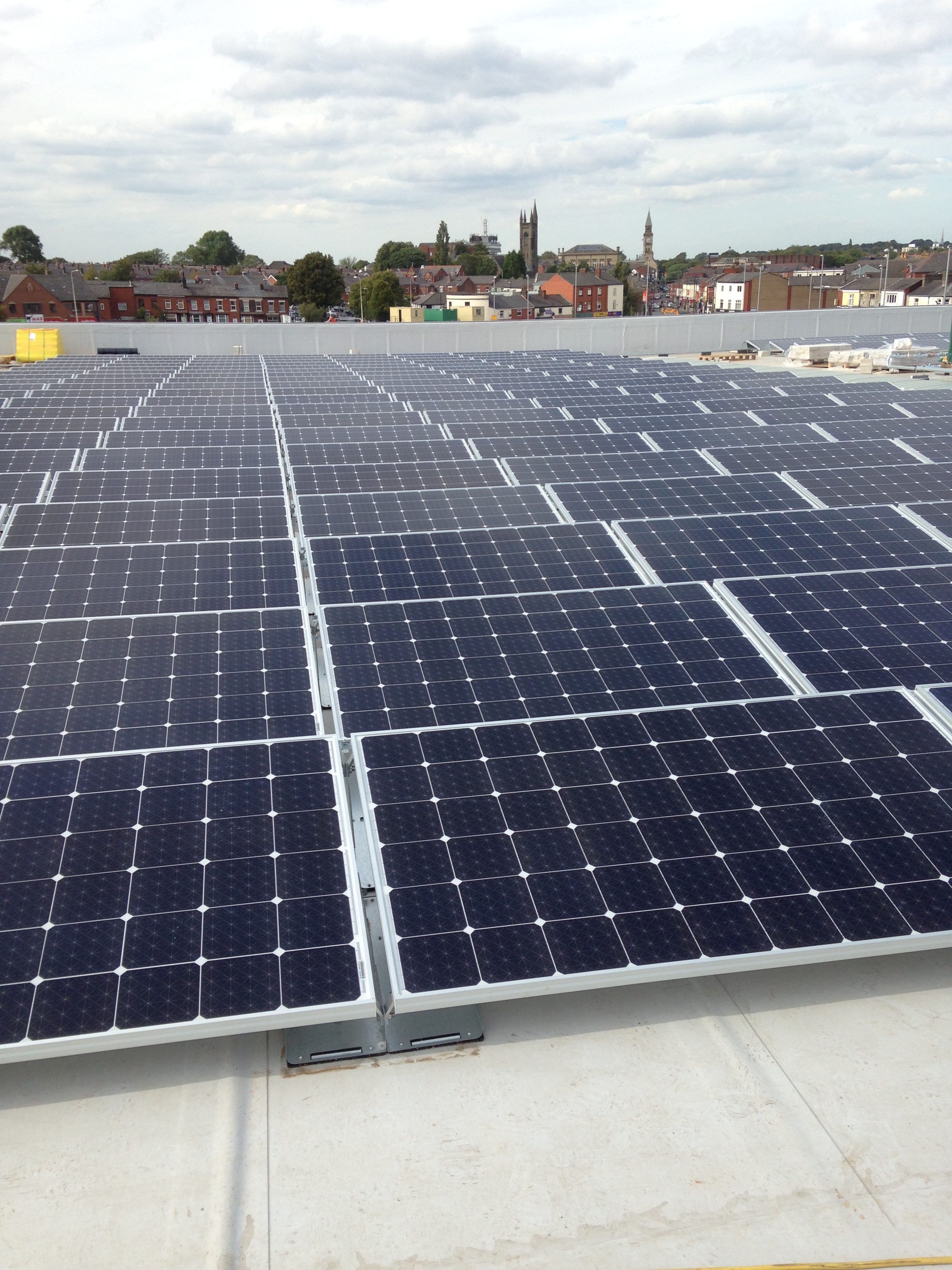 Solar PV installation in Preston